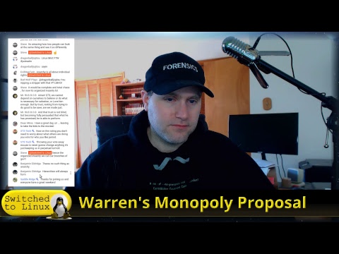 Warren's Monopoly Plan for Big Tech - Good or Bad? and Channel Update