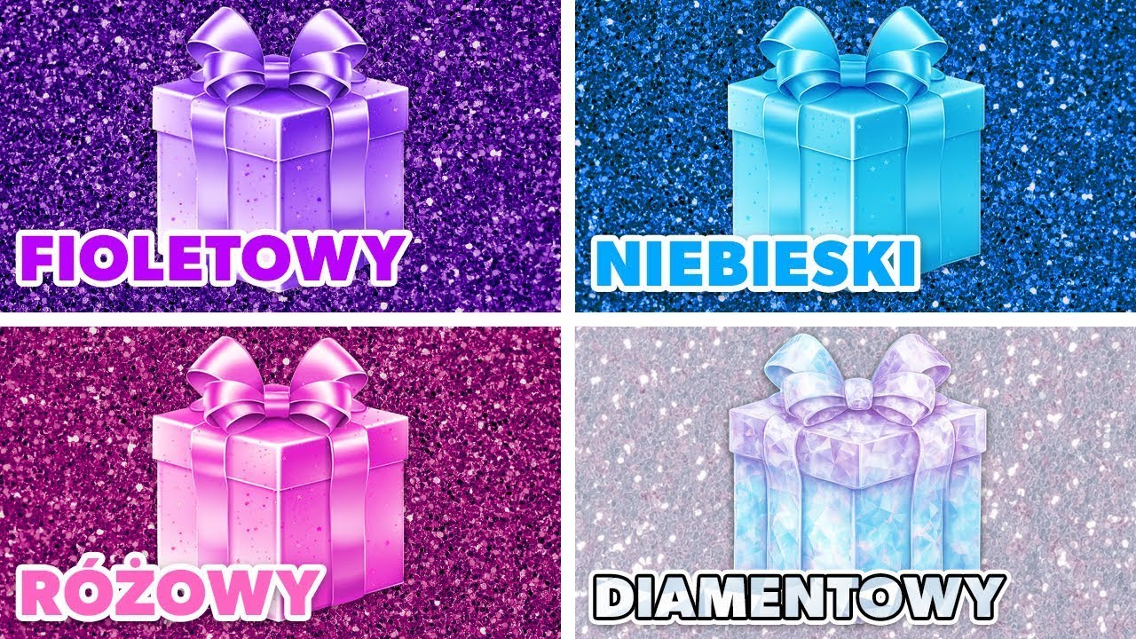 Wybierz swój Prezent...! Diamentowy, Niebieski, Różowy czy Fioletowy 💎🎀💙💜