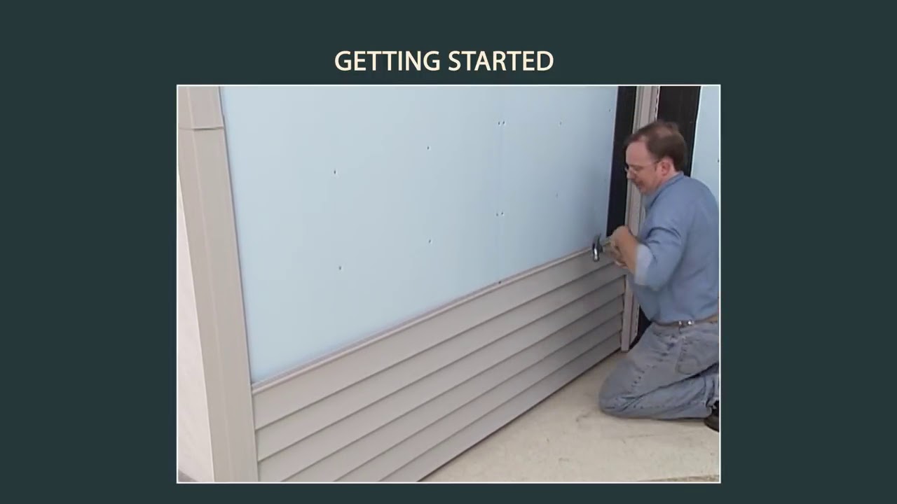 Vinyl Siding Installation Getting Started Part 1 of 9