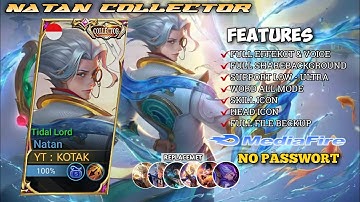 Script Skin Natan Collector - Tidal Lord No Password | Full Effect Voice | Patch Terbaru