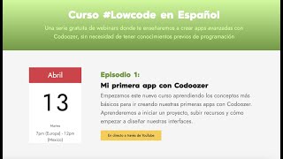 Curso LowCode en Español
