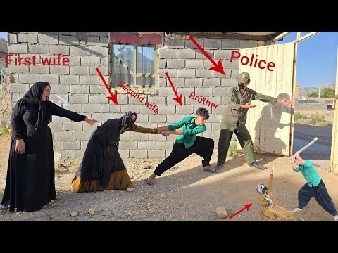 The police arrive and take the second woman away.