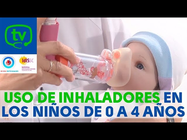 Inhaladores para niños de 0 a 4 años. Su uso paso a paso. 