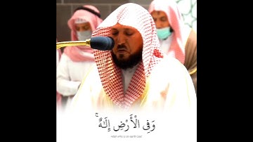 لحظة تؤثر وبكاء فضيلة الشيخ د. ماهر المعيقلي من أواخر سورة الزخرف
