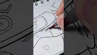 Drawing Kakashi  | Naruto Shippuden #shorts #kakashi #narutoshippuden