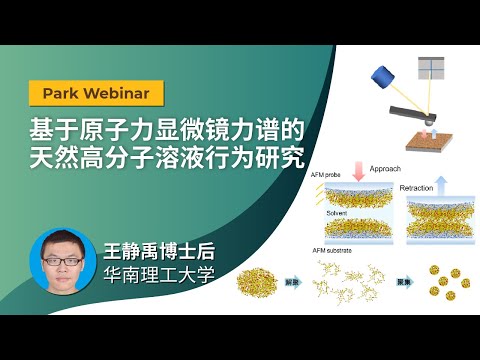 基于原子力显微镜力谱的天然分子溶液行为研究 | Park Systems Webinar