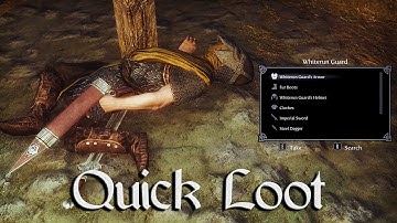 Skyrim Mods - Quick Loot