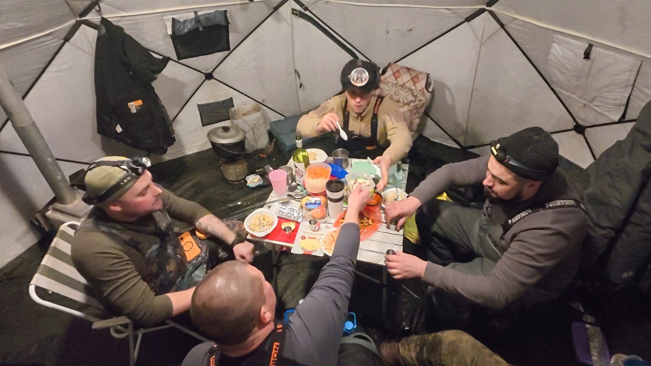 🐠🐟 ЕЛЕ ВЫЕХАЛИ В СНЕГОПАД / РЫБАЛКА НА ЖЕРЛИЦЫ С НОЧЕВКОЙ / СЕВЕРСКИЙ ДОНЕЦ 2026 🐠🐟