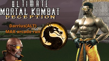 Ultimate Mortal Kombat Deception Darrius(ALT)MAX arcade run
