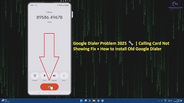 Google Dialer-probleem 2025 🔧 | Oplossing voor het niet weergeven van een belkaart + Hoe de oude ...