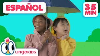 La CANCIÓN DEL CLIMA  + Canciones Infantiles | Lingokids en Español