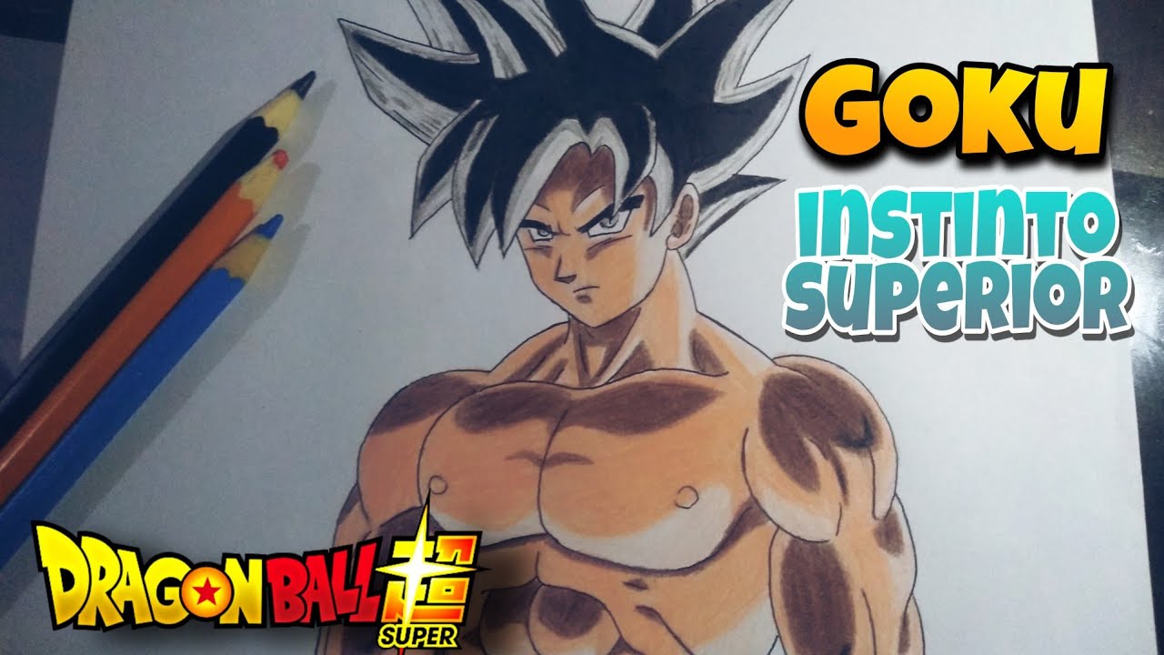 Desenho Goku instinto superior #drawing #viral #goku