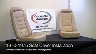 19701975 C3 Corvette Seat Cover Installation by Corvette America