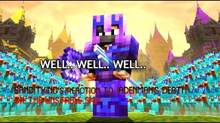 BanditKing's reaction to JadenMAN's death on Unstable SMP...