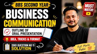 Outline of Oral Presentation(Format, Ideas & trick) - BBS second year