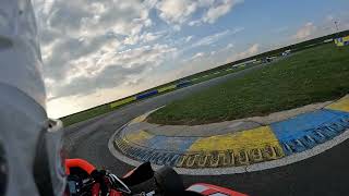 Karting KFS 145 Angerville Tour chrono en 54s71 Circuit Anthoine Hubert