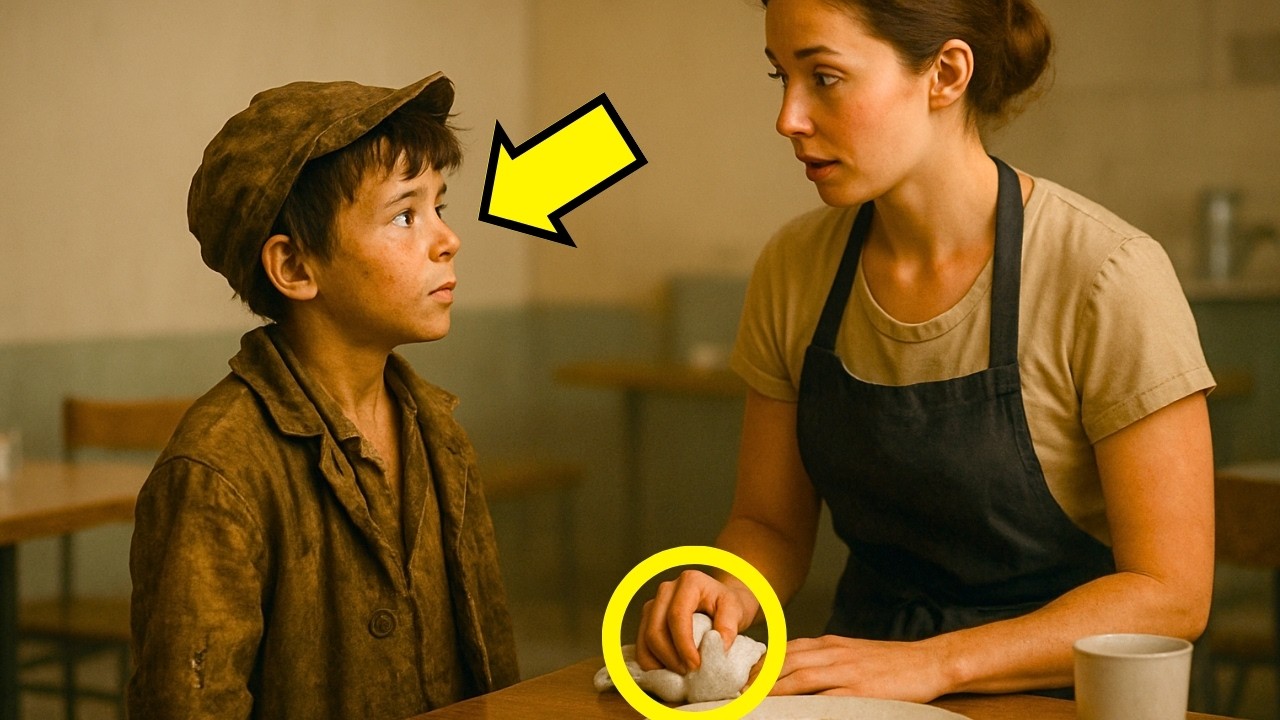 NO LIMPIES LA MESA, VOY A COMERME LAS SOBRAS… DIJO EL NIÑO MENDIGO A LA MESERA