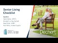 Senior Living Checklist