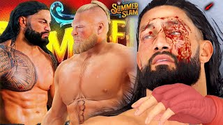 ROMAN Reigns VS BROCK LESNAR - 5 STAGES of HELL SUMMERSLAM 2022 WWE 2K22