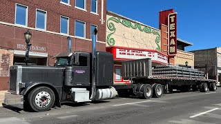 Terrorizing a Town with my Straight Piped Peterbilt
