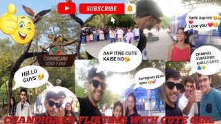 🎀CHANDIGARH FLIRTING WITH CUTE GIRL PUBLIC REACTION 😊🤣🎀@Pradeepvlogs02 #funny #masti #reaction