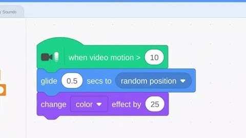 MakerFun LIVE: Video Sensing Game in Scratch