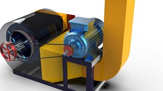 Solidworks Tutorial # 200  Centrifugal Blower Fan in Sheet Metal, Motion in Solidworks  2021