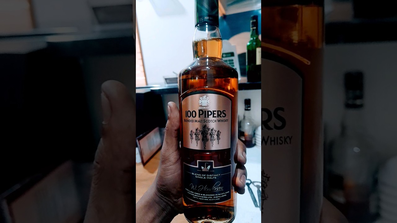 🥃 Seagram’s 100 Pipers Whisky Price in India 2025 | Latest MRP | Blended Scotch