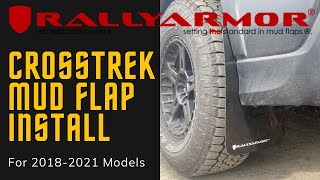 Installing Rally Armor LIFT AT Mud Flaps on the 2018+ Subaru Crosstrek