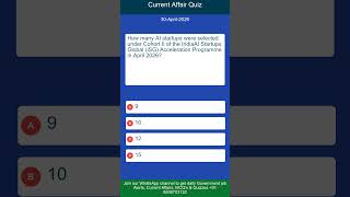 Govt Job Alerts – Daily MCQs &amp; Current Affairs #shorts