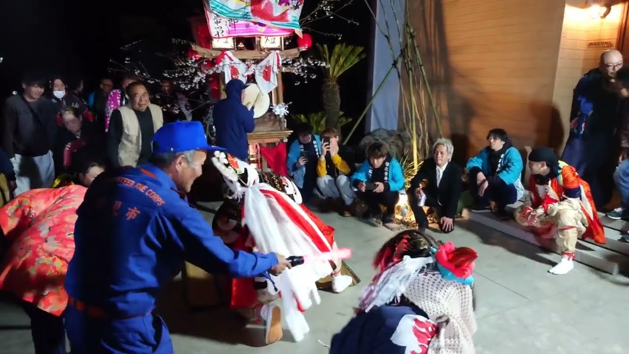 2025年 柿谷・谷内の獅子舞2