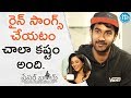 Doing rain songs is difficult: Santhosh Shoban; Talking movies