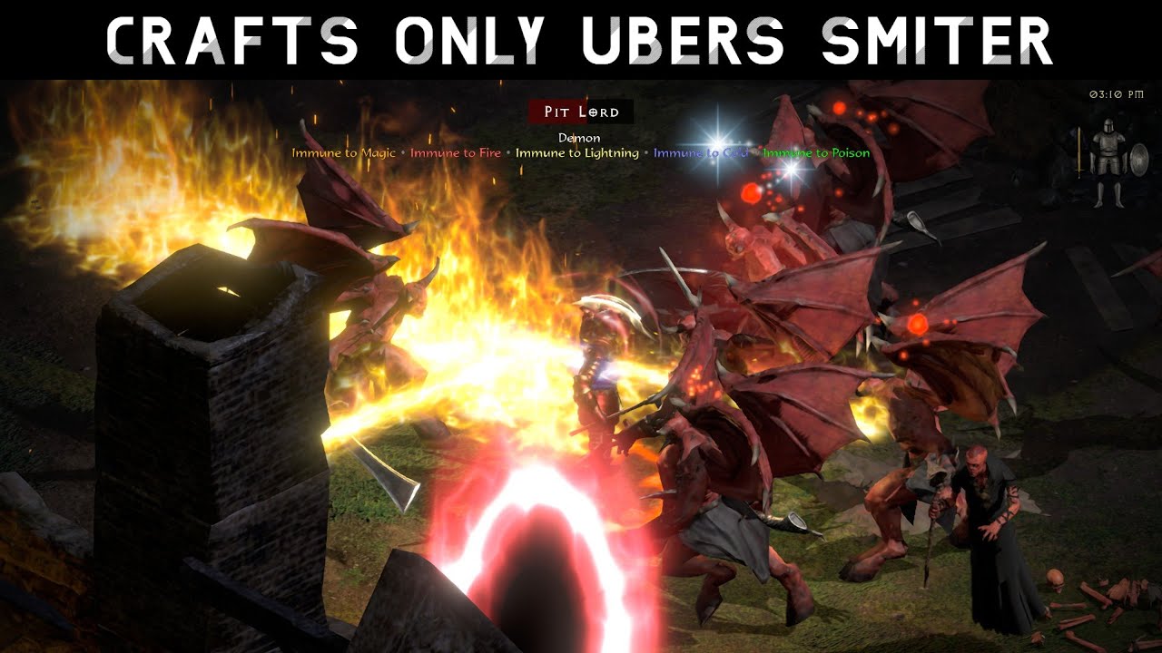 [D2R] Crafts Only Ubers Paladin (Smiter) - YouTube