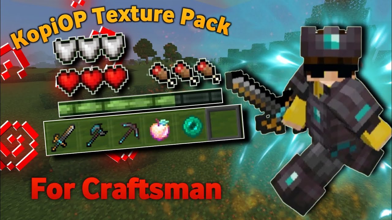 @IAmKopi Texture Pack More Revamped For Craftsman or Mcpe 0.15.10 (Don ...