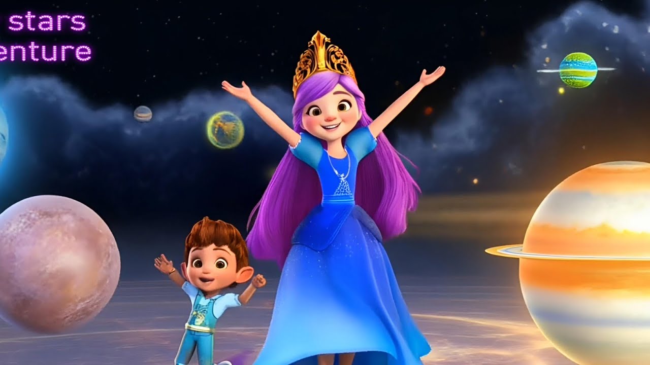 🚀 Lilly’s Star Adventure | A Magical Space Journey Song for Kids 🌠🎶