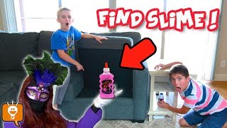 FIND Your Slime Ingredients! GAME TRIXSTER Challenge Hunt on HobbyFamilyTV