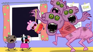 Zombie Apocalypse, Zombie Appears At The Peppa Pig House🧟‍♀️ | Peppa Pig Funny Animation