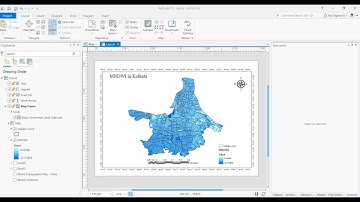 Download Landsat 8 and MNDWI in ArcGIS pro and Creat full Layout