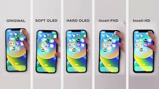 iPhone 12 Pro Max Screens Comparison Test: Incell VS Hard OLED VS Soft OLED VS OEM - APLONG Review