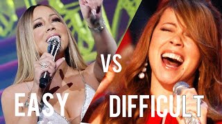 Mariah Carey - EASY vs DIFFICULT Songs!