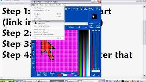 How to make a cursor with icon art :)