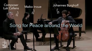 Song for Peace around the World - Live Performance - Piano, Cello & Oboe - Composed by Luk Callens Resimi