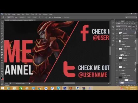 League Of Legends Free Banner Template
