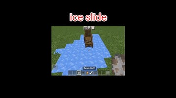 How to make a ice skate in Minecraft#minecraft #shorts #minecrafthindi #minecraftshorts