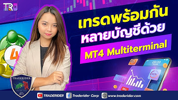 เปิด-ปิดออเดอร์พร้อมกันหลายๆบัญชีโดยไม่ต้องใช้ EA Copytrade | วิธีใช้งาน  MT4 Multi Terminal
