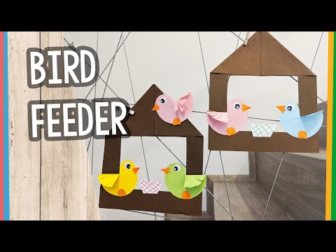 Video: How To Make A Paper Bird Feeder