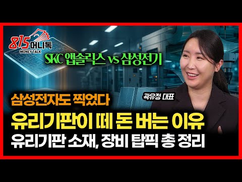 삼성전자도 찍었다! HBM 다음 유리기판주가 떼 돈 버는 이유 / SKC 앱솔릭스, 삼성전기, 유리기판 소재, 장비 탑픽 총 정리ㅣ곽유정 대표