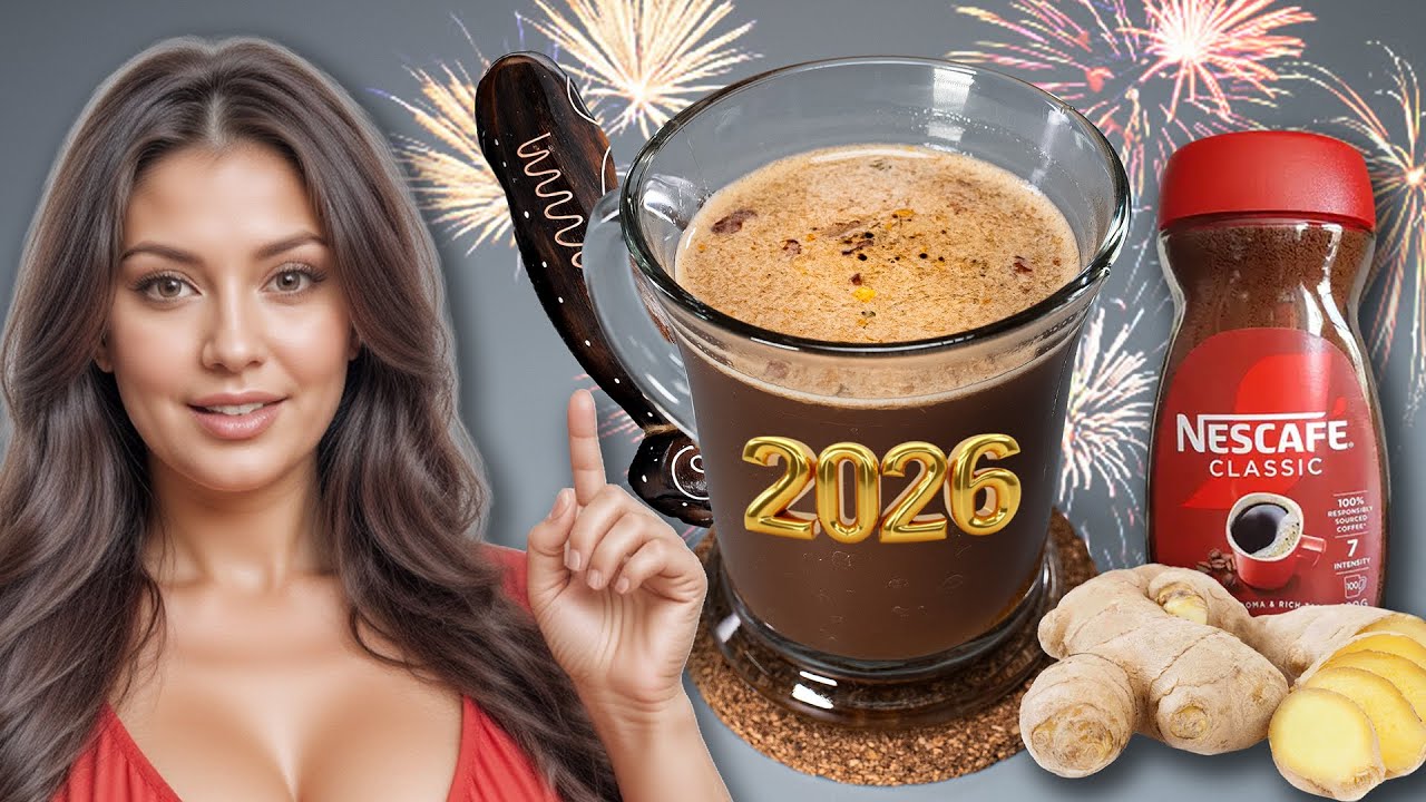 Mix Ginger with Coffee 🤯 6 Hours Power! 🚀 Be the King of New Year's Night! 🎄