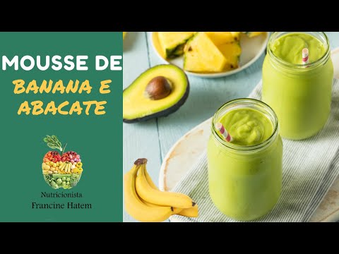 Vídeo: Delicada Mousse De Banana Com Abacate