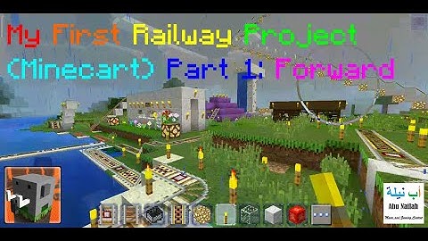 Craftsman - My First Railway Project (Minecart) Part 1: Forward
